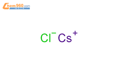 氯化铯结构式图片|7647-17-8结构式图片