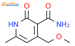 3-Pyridinecarboxamide, 1,2-dihydro-4-(methoxymethyl)-6-methyl-2-oxo-结构式图片|7658-24-4结构式图片