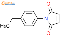 1-(4-Ethylphenyl)-1H-pyrrole-2,5-dione结构式图片|76620-00-4结构式图片