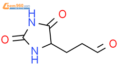 2,5-dioxo-4-Imidazolidinepropanal结构式图片|7686-13-7结构式图片
