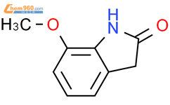7-甲氧基吲哚酮结构式图片|7699-20-9结构式图片