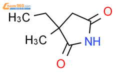 乙琥胺结构式图片|77-67-8结构式图片