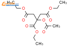 乙酰柠檬酸三乙酯结构式图片|77-89-4结构式图片