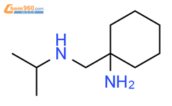 1-((异丙基氨基)甲基)环己-1-胺结构式图片|77037-98-0结构式图片