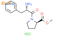 L-苯丙氨酸-D-脯氨酸甲酯 盐酸盐结构式图片|77100-17-5结构式图片