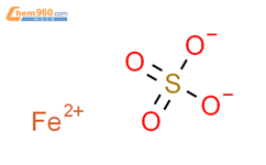 硫酸亚铁结构式图片|7720-78-7结构式图片