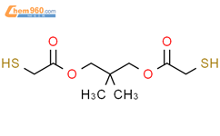 Acetic acid, mercapto-,2,2-dimethyl-1,3-propanediyl ester (9CI)结构式图片|77208-07-2结构式图片