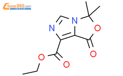 ethyl 3,3-dimethyl-1-oxo-1,3-dihydroimidazo[1,5-c]oxazole-7-carboxylate结构式图片|77253-99-7结构式图片