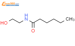 Hexanamide, N-(2-hydroxyethyl)-结构式图片|7726-06-9结构式图片