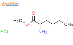 DL-己氨酸甲酯盐酸盐结构式图片|77300-48-2结构式图片