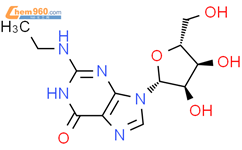 Guanosine, N-ethyl-结构式图片|77312-39-1结构式图片