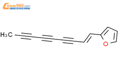 呋喃，2-（1-壬烯-3,5,7-三炔基）-结构式图片|77319-34-7结构式图片