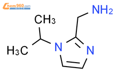 (9ci)-1-(1-甲基乙基)-1H-咪唑-2-甲胺结构式图片|773790-38-8结构式图片