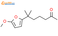 2-Heptanone, 6-(5-methoxy-2-furanyl)-6-methyl-结构式图片|77384-18-0结构式图片