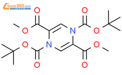 N、 N-双-（叔丁氧基羰基）-2,5-双-甲氧基羰基-1,4-二氢吡嗪结构式图片|773896-53-0结构式图片