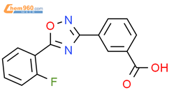 3-[5-(2-氟苯基)-1,2,4-恶二唑-3-基]苯甲酸结构式图片|775304-57-9结构式图片