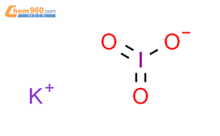 碘酸钾结构式图片|7758-05-6结构式图片