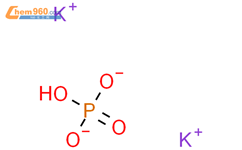 磷酸氢二钾结构式图片|7758-11-4结构式图片