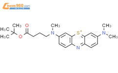 3-(二甲氨基)-7-[[4-(1,1-二甲基乙氧基)-4-氧代丁基]甲氨基]吩噻嗪-5-鎓结构式图片|777028-86-1结构式图片