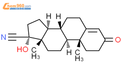 17β-氰基-17α-羟基雄甾-4-烯-3-酮结构式图片|77881-13-1结构式图片