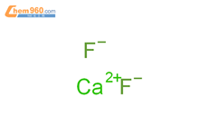 氟化钙结构式图片|7789-75-5结构式图片