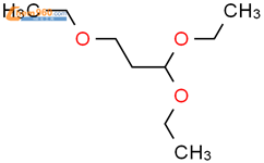1,1,3-三乙氧基丙烷结构式图片|7789-92-6结构式图片