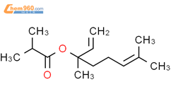 异丁酸芳樟酯结构式图片|78-35-3结构式图片