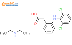 双氯芬酸二乙胺盐结构式图片|78213-16-8结构式图片