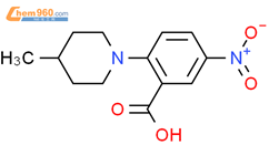 2-(4-甲基-1-哌啶)-5-硝基苯甲酸结构式图片|78243-27-3结构式图片