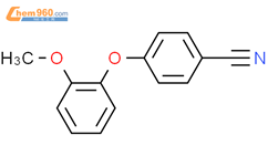 4-(2-甲氧基苯氧基)苯甲腈结构式图片|78338-67-7结构式图片