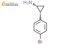 (1R,2R)-2-(4-溴苯基)环丙烷-1-胺结构式图片|784081-18-1结构式图片