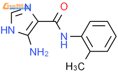(9ci)-5-氨基-n-(2-甲基苯基)-1H-咪唑-4-羧酰胺