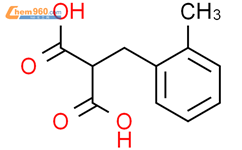 2-(2-甲基苄基)-丙二酸结构式图片|78606-96-9结构式图片