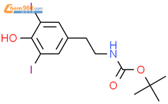 N-叔-丁氧羰基3,5-二碘酪胺结构式图片|788824-51-1结构式图片