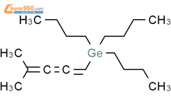 三丁基(4-甲基-1,2,3-季戊三烯-1-基)锗烷结构式图片|79073-91-9结构式图片