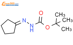 N-环亚戊基肼羧酸叔丁酯结构式图片|79201-39-1结构式图片