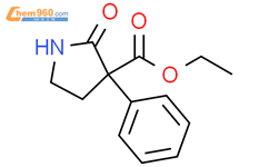 2-氧基-3-苯基-3-吡咯烷羧酸乙酯结构式图片|79232-58-9结构式图片