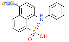 1-Naphthalenesulfonicacid, 5-amino-8-(phenylamino)-结构式图片|79392-39-5结构式图片