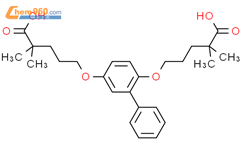 5,5'-[[1,1'-biphenyl]-2,5-diylbis(oxy)]bis[2,2-dimethylvaleric] acid结构式图片|79520-77-7结构式图片