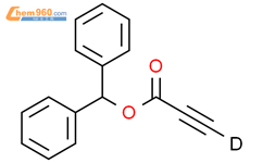 diphenylmethyl (D)propiolate结构式图片|79710-40-0结构式图片