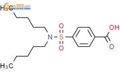 Benzoic acid,4-[(dipentylamino)sulfonyl]-结构式图片|79787-04-5结构式图片