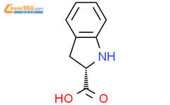 (S)-(-)-吲哚啉-2-羧酸结构式图片|79815-20-6结构式图片