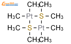 四甲基双(μ-二甲基硫醚)二铂结构式图片|79870-64-7结构式图片