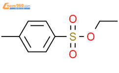 对甲苯磺酸乙酯结构式图片|80-40-0结构式图片