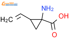 1-氨基-2-乙烯基环丙烷甲酸结构式图片|80003-54-9结构式图片