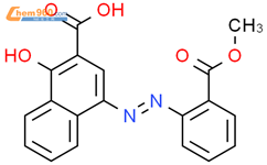 2-Naphthalenecarboxylic acid,1-hydroxy-4-[[2-(methoxycarbonyl)phenyl]azo]-结构式图片|80003-97-0结构式图片