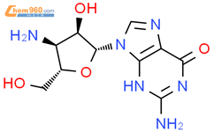 3-氨基-3-脱氧鸟苷结构式图片|80015-76-5结构式图片