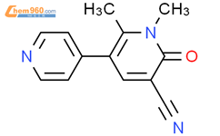 1,2-dimethyl-6-oxo-1,6-dihydro-3,4'-bipyridine-5-carbonitrile结构式图片|80047-23-0结构式图片