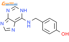 4-[(7H-purin-6-ylamino)methyl]phenol结构式图片|80054-30-4结构式图片