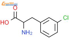 3-氯-L-苯丙氨酸结构式图片|80126-51-8结构式图片